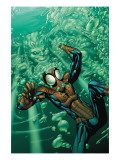 Marvel Adventures Spider-Man 32 Cover: Spider-Man and Hydro Man Posters by Patrick Scherberger