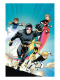 X-Men and Power Pack 4 Cover: 9000558 Prints by  GuriHiru