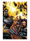 Ultimate X-Men 50 Cover: Colossus, Wolverine, Nightcrawler, Grey, Jean, Cyclops, Storm and X-Men Affiche par Andy Kubert