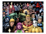 Exiles 75/ Exiles 76 Cover: Morph Affiche par Calafiore James