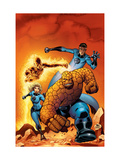 Fantastic Four #509 Cover: Mr. Fantastic, Invisible Woman, Human Torch, Thing and Fantastic Four Posters af Mike Wieringo Fantastic Four #509 Cover: Mr. Fantastic, Invisible Woman, Human Torch, Thing and Fantastic Four Posters af Mike Wieringo