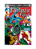 Fantastic Four #246 Cover: Dr. Doom, Mr. Fantastic, Invisible Woman, Human Torch and Thing Fighting Posters por John Byrne Fantastic Four #246 Cover: Dr. Doom, Mr. Fantastic, Invisible Woman, Human Torch and Thing Fighting Posters por John Byrne