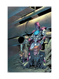 New Thunderbolts 11 Cover: Genis-Vell and Captain Marvel Posters by Tom Grummett