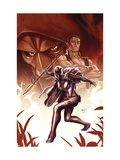 Black Panther 8 Cover: Black Panther Poster von Paul Renaud