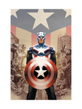 Captain America 45 Cover: Captain America Affiches par Epting Steve