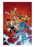 New X-Men 2 Cover: Surge, Prodigy, Wind Dancer and New X-Men Art by Green Randy