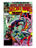 Secret Wars 3 Cover: Colossus, Nightcrawler, Spider-Man, Wolverine, Storm, Cyclops and X-Men Art by Mike Zeck