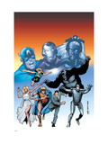 Giant-Size Marvel Adventures The Avengers 1 Cover: Captain America Posters by Kirk Leonard