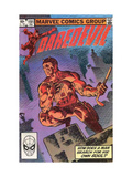 Daredevil #500 Cover: Daredevil Print van Frank Miller Daredevil #500 Cover: Daredevil Print van Frank Miller
