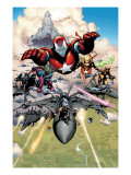 Siege 1 Group: Iron Patriot, Hawkeye, Ms. Marvel, Wolverine, Spider-Man and Ares Posters by Coipel Olivier