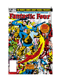 Fantastic Four 236 Cover: Thing, Mr. Fantastic, Invisible Woman and Human Torch Affiches par Byrne John