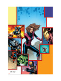 Marvel Adventures Avengers 27 Cover: Giant-Girl Posters by Kirk Leonard