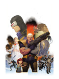 Cable 10 Cover: Cable and Cyclops Posters par Ariel Olivetti