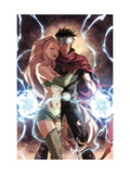 Dark Reign: Young Avengers 4 Cover: Wiccan and Enchantress Prints by Mark Brooks