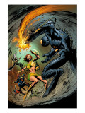 Uncanny X-Men 447 Cover: Marvel Girl and The Fury Art par Davis Alan