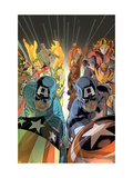 Marvel Adventures: The Avengers 37 Cover: Captain America Posters