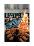 Marvel Knights 4 #11 Cover: Mr. Fantastic, Invisible Woman, Human Torch, Thing and Fantastic Four Poster autor Steve MCNiven Marvel Knights 4 #11 Cover: Mr. Fantastic, Invisible Woman, Human Torch, Thing and Fantastic Four Poster autor Steve MCNiven