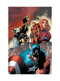Marvel Two-In-One 14 Cover: Captain America Prints by Kirk Leonard