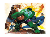 Fall of the Hulks: Gamma #1 Group: Hulk, Thing, Invisible Woman, Mr. Fantastic and Human Torch Kunst van John Romita Jr.