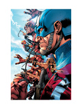 The Ultimates 2 1 Cover: Captain America Affiche par Bryan Hitch