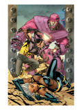 Ultimate X-Men 85 Cover: Storm, Wolverine and Sentinel Prints by Paquette Yanick