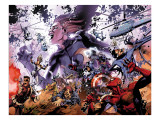 Secret Invasion 8 Group: Wasp, Spider-Man, Nick Fury, Captain America, and Norman Osborn Affiches par Yu Leinil Francis