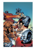 Alpha Flight 10 Cover: Alpha Flight Charging Posters par Henry Clayton