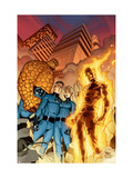 Fantastic Four 510 Cover: Mr. Fantastic, Invisible Woman, Human Torch, Thing and Fantastic Four Affiches par Mike Wieringo