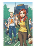 Mary Jane: Homecoming 3 Cover: Watson, Mary Jane, Thompson and Flash Fighting Posters by Miyazawa Takeshi
