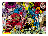 X-Men 1 Pin-up Group: A Villains Gallery Poster par Lee Jim