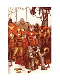 Iron Man & The Armor Wars 1 Cover: Stark and Tony Affiches par Skottie Young