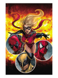 Ms. Marvel 40 Cover: Ms. Marvel Affiches par Takeda Sana