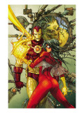 Astonishing Tales 3 Cover: Spider Woman and Iron Man Posters par Kenneth Rocafort