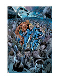 Fantastic Four 555 Cover: Invisible Woman and Mr. Fantastic Posters by Bryan Hitch