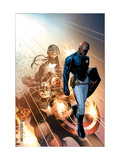 Young Avengers 8 Cover: Patriot Prints by Jim Cheung