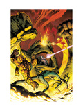 Fantastic Four 575 Cover: Thing, Mr. Fantastic, Invisible Woman, Human Torch and Mole Man Affiches par Davis Alan