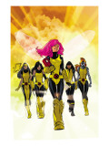 X-Men: Pixie Strikes Back 1 Cover: Pixie, X-23, Blindfold, Armor and Mercury Posters par Immonen Stuart