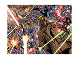 The Mighty Avengers 9 Group: Ms. Marvel, Spider Woman and Sentry Prints by Mark Bagley