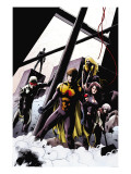 The Order #10 Cover: Anthem, Veda, Calamity and Aralune Plakat av Barry Kitson