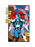 Uncanny X-Men 268 Cover: Captain America Affiches par Lee Jim