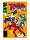 Uncanny X-Men 215 Cover: Storm, Crimson Commando, Super Sabre and Stonewall Posters par Davis Alan