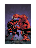 Hulk 17 Cover: Rulk and Red She-Hulk Art par Ian Churchill