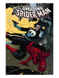 The Amazing Spider-Man 577 Cover: Spider-Man and Punisher Posters by Rivera Paolo