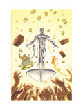 Marvel Adventures Fantastic Four 28 Cover: Silver Surfer Poster by Smith Paul