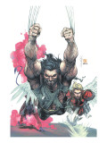Uncanny X-Men 441 Cover: Wolverine, Nightcrawler and Angel Kunstdrucke von Salvador Larroca
