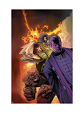 Fantastic Four: House Of M 3 Cover: Dr. Doom, Magneto, Thing and Fearsome Four Prints by Scot Eaton