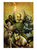 The Immortal Iron Fist 22 Cover: Iron Fist Charging Art by Patrick Zircher