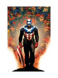 Captain America 50 Cover: Captain America Posters by Epting Steve