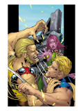 Exiles 59 Cover: Sabretooth, Mimic and Blink Posters by Miki Sakakibara