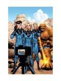 Marvel Adventures Fantastic Four 42 Cover: Mr. Fantastic, Invisible Woman, Human Torch and Thing Affiches par Henry Clayton